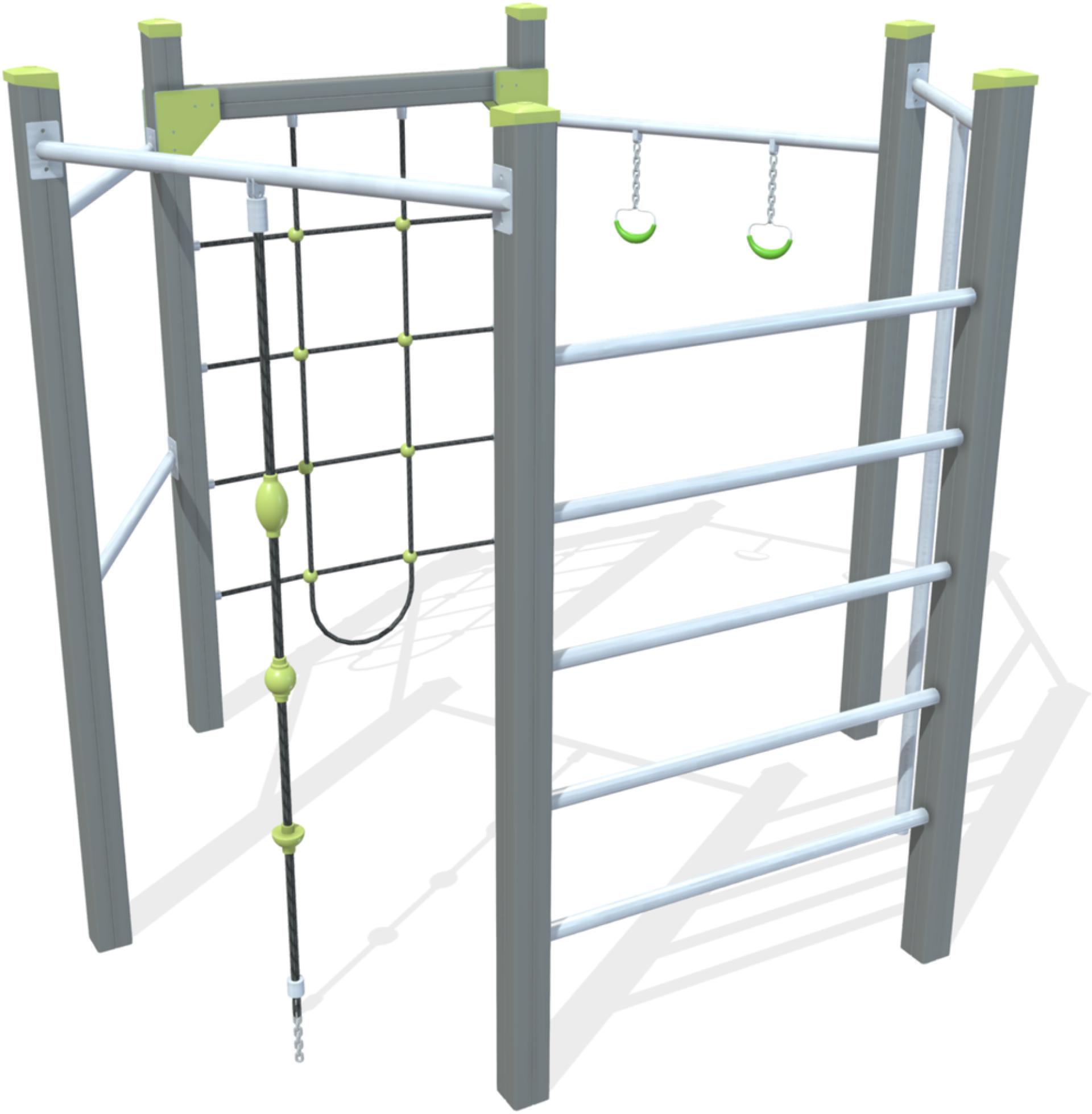 parchi linea strutture darrampico palestrina esagonale alluminio xcpe10alu