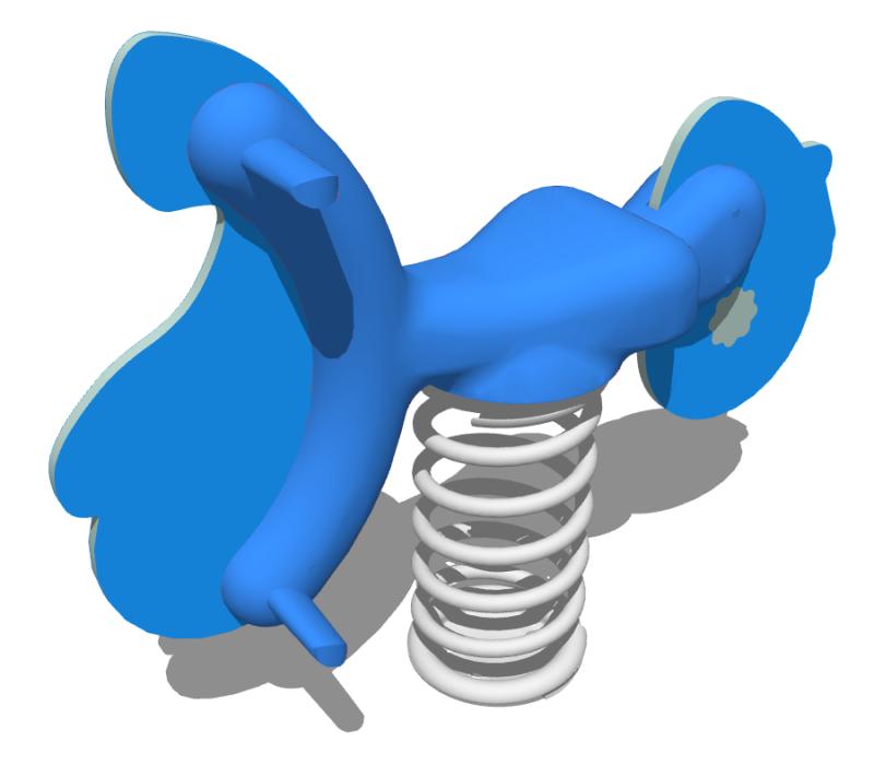 playgrounds spring riders line three wheels xum133