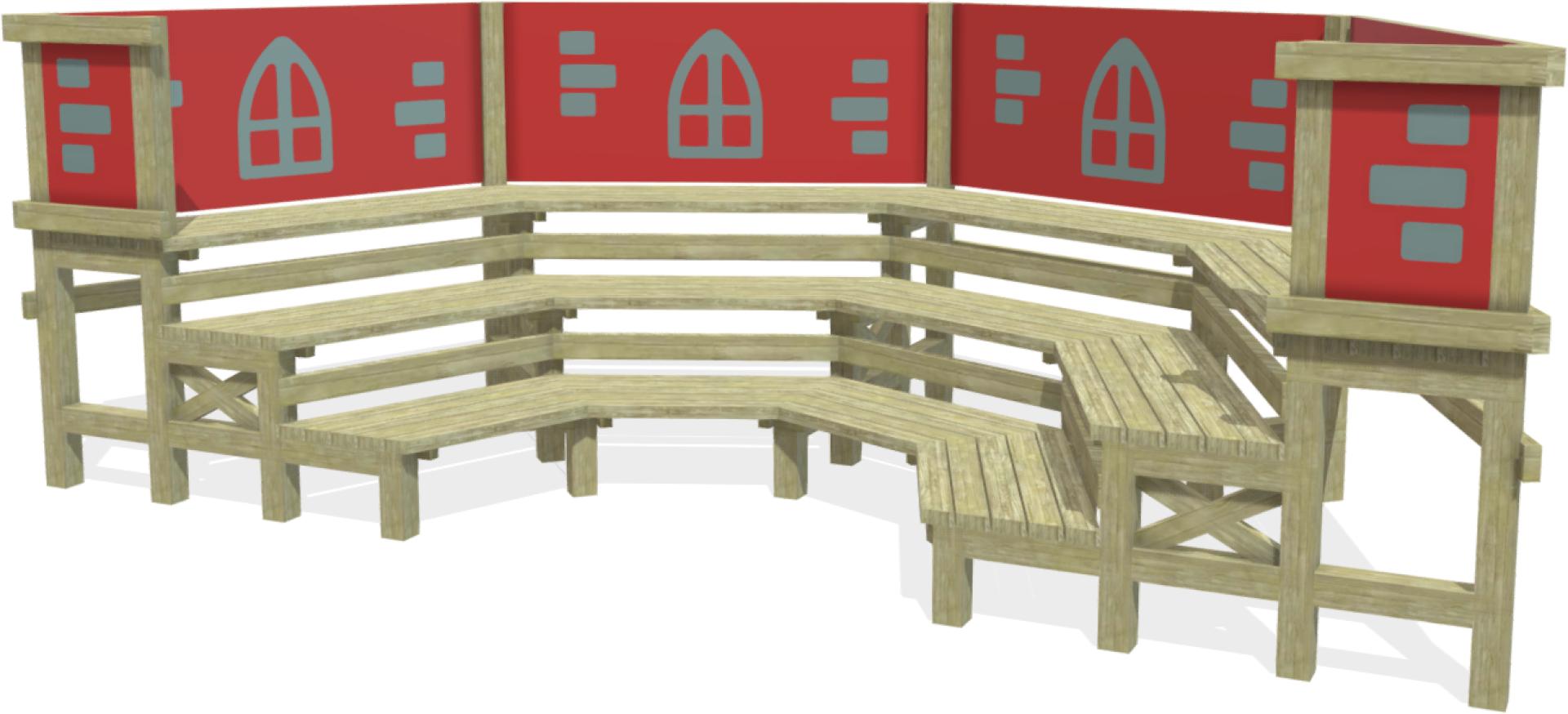 arredo arene mini arena con pannelli ma600