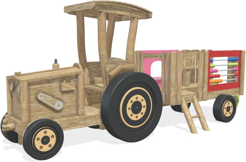 parchi robinia torre trattore con rimorchio xru31