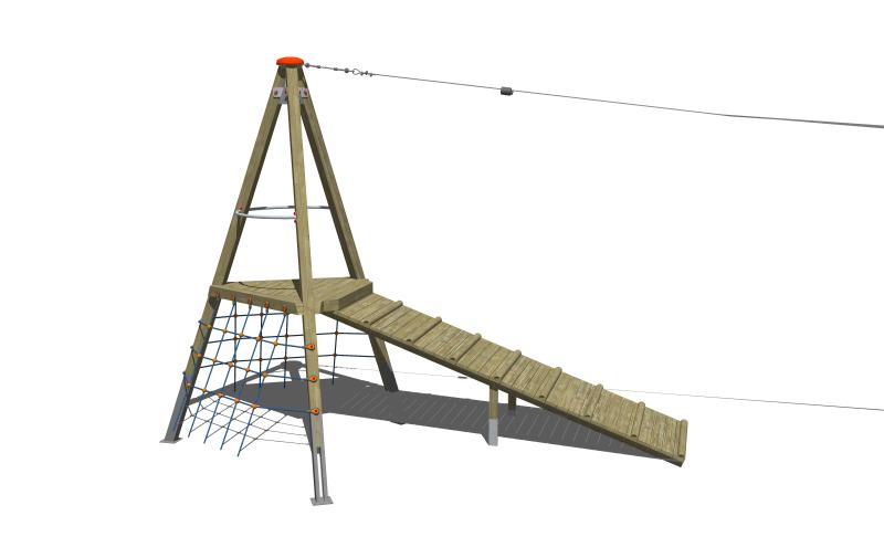 parchi teleferica indian teleferica con pedana xit100