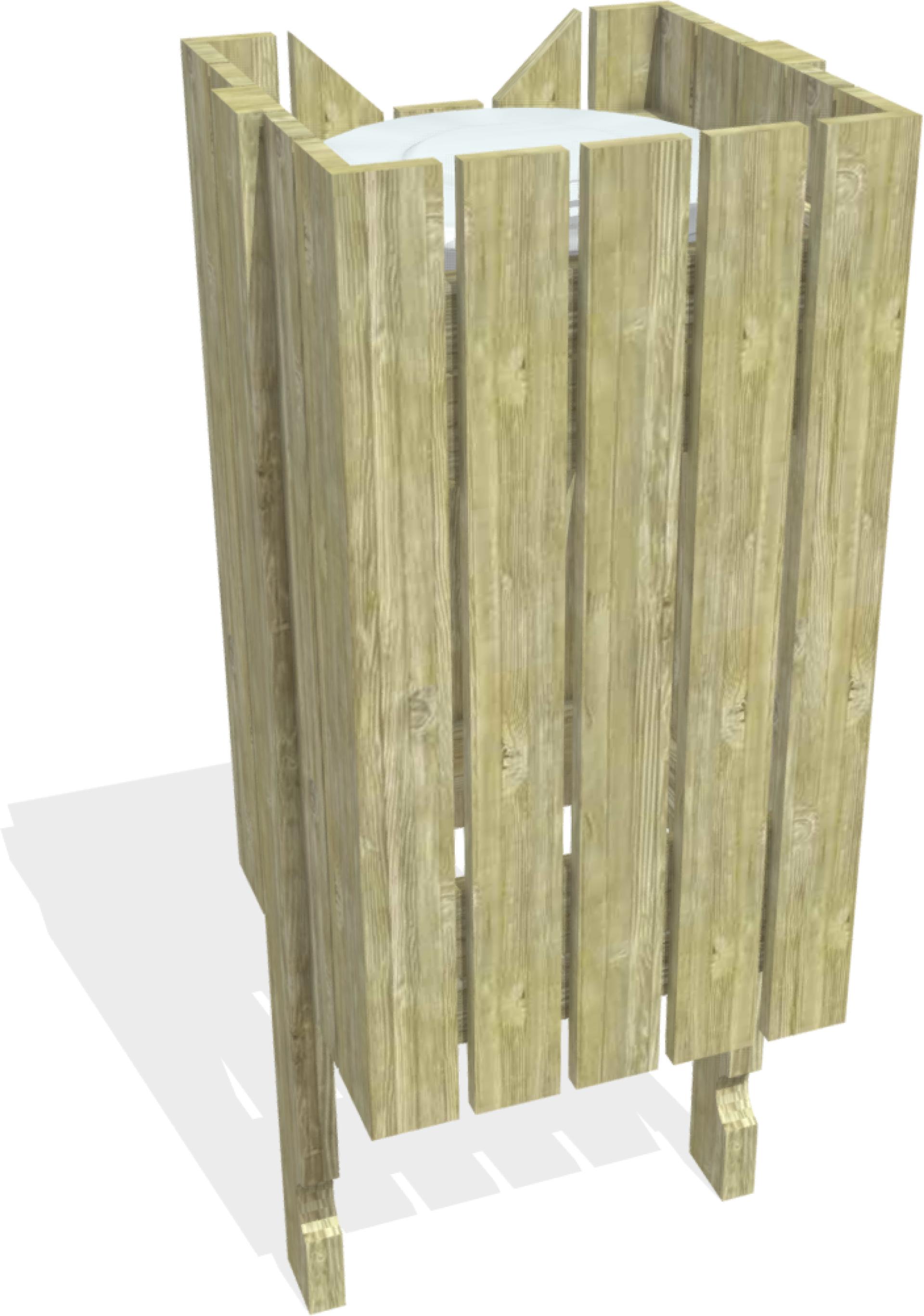 arredo cestini portarifiuti stelvio cst01