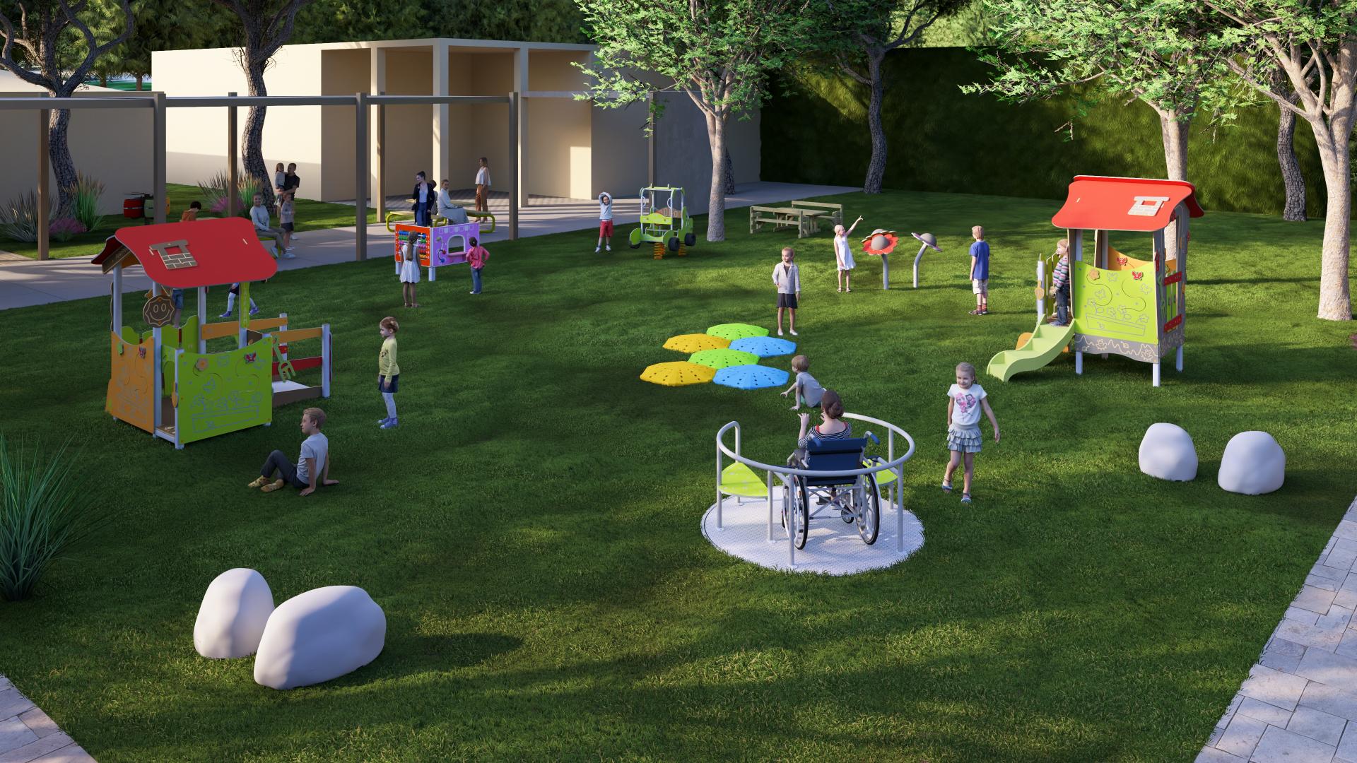 progetti di parchi gioco il giardino della scuola dell'infanzia